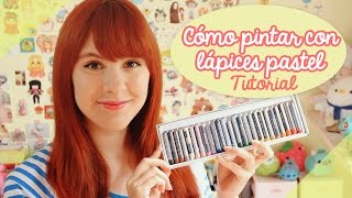 【Cómo pintar con lápices pastel 】TUTORIAL ❤ By Piyoasdf [upl. by Yllak80]