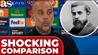 PEP GUARDIOLA left SPEECHLESS by shocking ANTONI GAUDÍ comparison [upl. by Ahtiek]