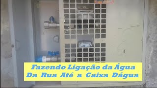 Instalação Caixa Dágua Boia Caixa Dágua Instalando Registro Fazendo Encanamento [upl. by Melly]