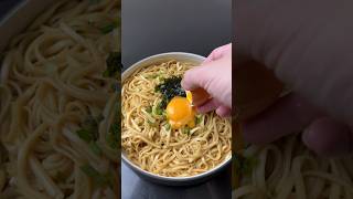 Soy sauce noodles with egg shorts food [upl. by Asylla]