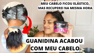 ROTINA CAPILAR E RELAXAMENTO DE GUANIDINA MEU CABELO FICOU ELASTICO E FIZ 2 RECONSTRUÇÕES SEGUIDAS [upl. by Scriven416]