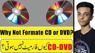 How to Format CD or DVD Easy Way  DVD RW vs DVR R Difference between urduhindi [upl. by Fugazy308]