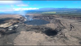 June 12 2023 — Aerial video of Kīlauea summit eruption [upl. by Hart]