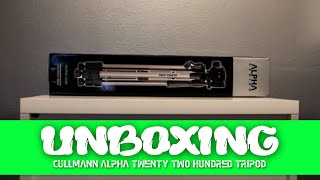 Cullmann Alpha 2200 tripod unboxing [upl. by Kcirddahc269]