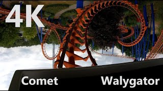 Comet  4K Onride 2019  Walygator  Vekoma Hurricane  Front Row  POV [upl. by Marilyn677]