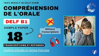 DELF B1  Compréhension de lorale No 18  French Listening Practice Test Online  French N You [upl. by Hussar]