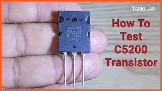 How to test 2SC5200 transistor [upl. by Larisa461]