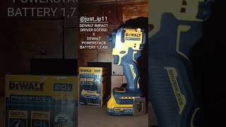 DEWALT Impact Driver DCF850 X Powerstack Battery 20V 17AH dewalt dcf850 powerstack shorts [upl. by Aerua]