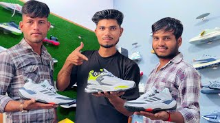 मेरे नए जूते  my new shoes 👟 with friends Puma and Adidas running Shoes ￼ [upl. by Eveineg291]