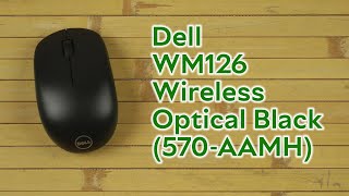 Розпаковка Dell WM126 Wireless Optical Black 570AAMH [upl. by Ajna]