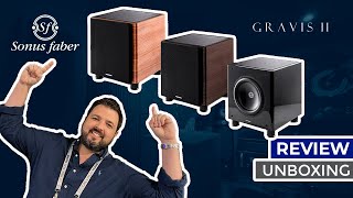 Unboxing y Review del subwoofer GRAVIS II de SonusFaber Potencia con una estética impecable [upl. by Jorgenson]