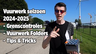 VUURWERK GRENSCONTROLES FOLDERS EN MEER [upl. by Niveb]