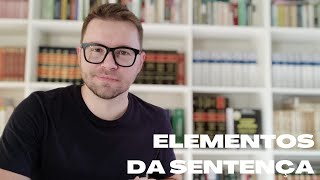 PROCESSO CIVIL II  Elementos da sentença [upl. by Elish]