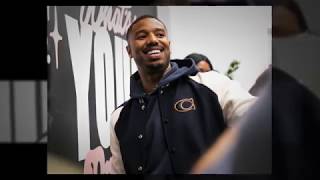 Michael B Jordan visits Barringer High School [upl. by Susanne329]