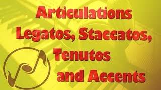 Articulations  How to play Legato Staccato Tenutos and Accents on the Piano [upl. by Maddie]