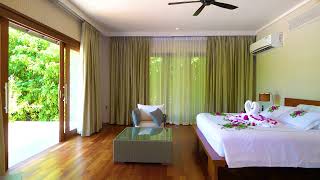 Hideaway Beach Resort amp Spa Villa Tour  Sunset Beach Residence with Pool [upl. by Enelec]