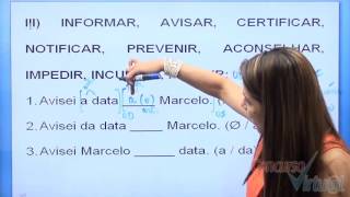 Português Essencial Regência Verbal e Nominal 2019  Prof Gabriela Cabral  Video 01 [upl. by Iggie]