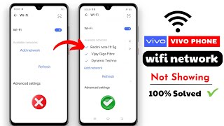 Solved Vivo Mobile WiFi Network Name Not Showing Issue 2024  Not Detecting WiFi Network Name [upl. by Bridges]