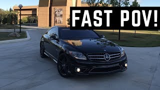 CL 63 AMG FAST POV Drive And Exhaust [upl. by Doowle]