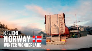 Driving in snowy Norway  a winter wonderland  4k UHD 2022 [upl. by Regen]