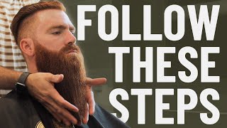 Beard Cleanup 101 StepbyStep Tutorial [upl. by Anelra729]