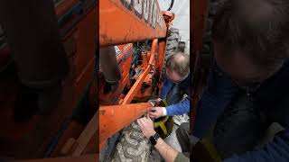 Preview replacing hydraulic cylinder seals in Kubota B2150 [upl. by Frederich]