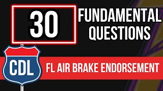 Florida CDL Air Brake Endorsement 2024 FL Practice Test with Questions amp Answers [upl. by Keel]