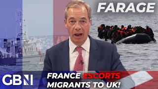 The French are working for the traffickers  Nigel Farage fumes at Channel migrant crisis [upl. by Asum]