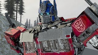 OPTIMUS PRIME TRANSFORMATION Transformers Rise of the Beasts SFM Animation [upl. by Sarchet443]