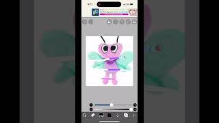 Flutter redesign X3 art artwork artist artartist dandysworld dandyworld drawing idk shorts [upl. by Sedicla]