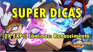 SUPER DICAS 2X EXP Lâminas Renascimento [upl. by Saberhagen881]