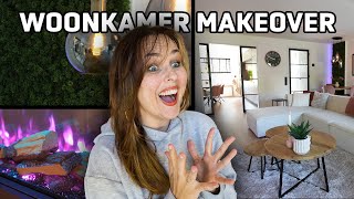 DE HELE WOONKAMER een MAKEOVER GEVEN [upl. by Kippie]