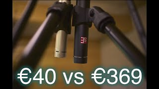 sE8 vs Behringer C2 on Drum Overheads [upl. by Ardnoek]