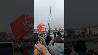 Départ Violette Dorange Vendée Globe [upl. by Maryrose]