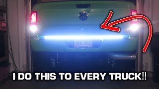 LED Tailgate Light Bar INSTALL Super BRIGHT [upl. by Scrivenor462]