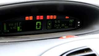 Citroen Xsara Picasso electronic dashboard and board computer HD [upl. by Quince]