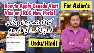 ircc new portal for visitor visa  ircc new portal for canada visitor visa  ircc portal vs gckey [upl. by Lertnek]