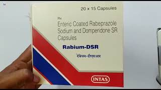 RabiumDSR Capsule  Rabeprazole Sodium and Domperidone Capsules  Rabium DSR Capsule Uses Benefits [upl. by Maclean]