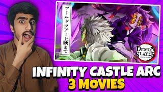 3 New MOVIES 😱  Demon Slayer Season 5 INFINITY CASTLE ARC Movie Trilogy Confirmed [upl. by Nylsej822]