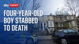 Woman arrested on suspicion of murder after boy 4 stabbed to death in Hackney east London [upl. by Imiaj]