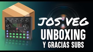 TARJETA DE SONIDO V8S  UNBOXING  Y AGRADECIMIENTOS [upl. by Oknuj165]