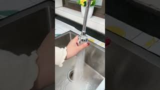 Rotating WaterSaving Sprinkler  Rotating Kitchen Sink Tap shorts [upl. by Akimot952]