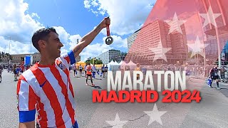 MARATÓN DE MADRID 2024  INCREIBLE ‼ EXPERIENCIA INOLVIDABLE [upl. by Annuhsal]