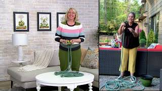 HydroTech Expandable Lightweight Garden Hose w Force Control on QVC [upl. by Hamilah]