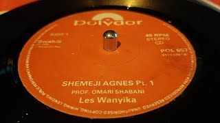 Les Wanyika  Shemeji Agnes Pt 12 1990 polydor 7quot Swahili [upl. by Onibla]