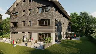 Un projet immobilier à PeneySatigny 21 appartements aux portes de Genève dans un cadre idyllique [upl. by Annaeed]