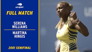 Serena Williams vs Martina Hingis Full Match  2001 US Open Semifinal [upl. by Nahsab803]