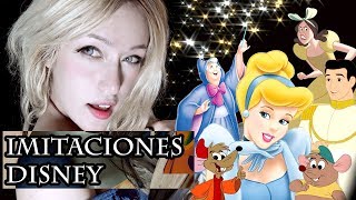 Imitaciones de caricaturas  La Cenicienta  Medley Cover 🌟 [upl. by Netsirhc]