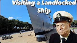 Submarine Cod Visits USS Recruit Landlocked Ship [upl. by Aicssej]