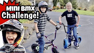 MINI BMX TRICK CHALLENGE [upl. by Steinke]